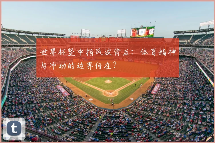 世界杯竖中指风波背后:体育精神与冲动的边界何在?